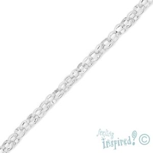 Belcher chain 3.5mm silver - Qty: 1m - CH1111