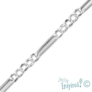 Figaro chain 3.5mm silver - Qty: 1m - CH1151