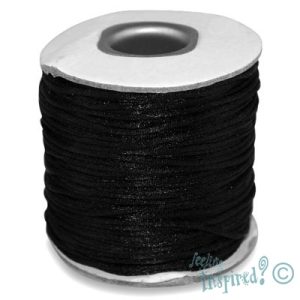 Polyester cord 1.5mm -Black - Qty: 50m - ST1107