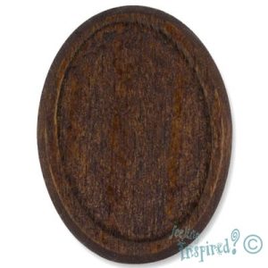 Oval altered art frame 25mm x 33mm x 5mm - Qty: 10 pcs. - WB0163