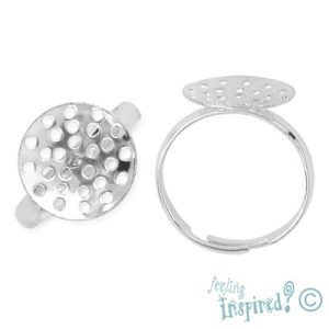 Cup ring base 14mm - Qty: 4 pcs. - FI0525-1