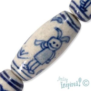 Ceramic bead - Qty: 7 pcs. - CR1211