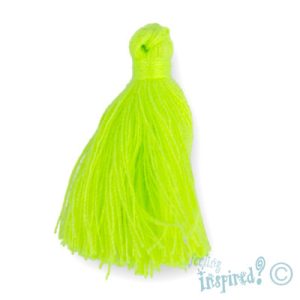 Tassel 4cm -Fluoro Yellow - Qty: 18 pcs. - FI7799