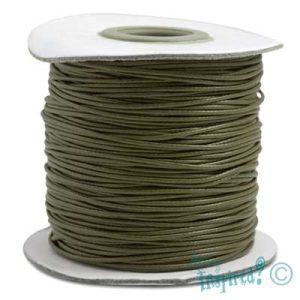 Korean polyester cord 1mm  -Olive- Qty: 85m - ST1260