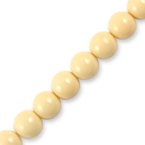 Glass ball bead 6mm  -Nude- Qty: 71 pcs. - GB2540