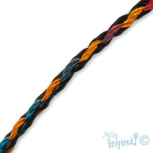 Plaited cord -Black- Qty: 20m - ST0944