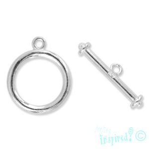 Sterling silver toggle clasp 12mm - SS0128