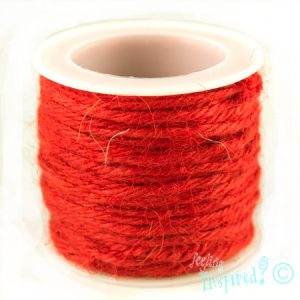 Hemp cord Red - Qty: 8m - ST0952