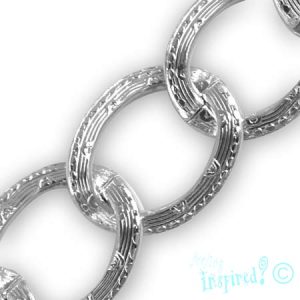 Aluminium chain 20mm - Qty: 1m - CH1225