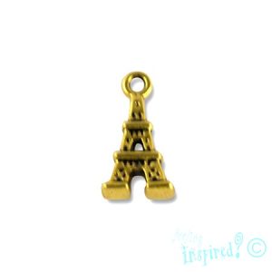 Metal Eiffel Tower charm - Qty: 50 pcs. - LF2326