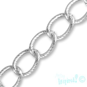 Aluminium chain 12mm - Qty: 1m - CH1243