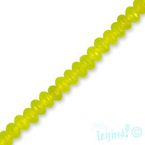 Faceted coloured chalcedony rondelle bead 4mm x 2mm x 4mm - Qty: 200 pcs. - GE0998