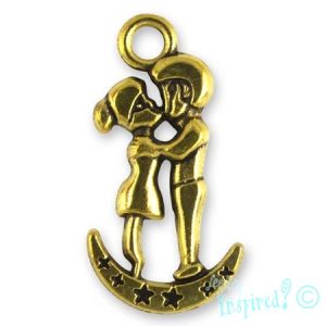 Moon kiss pendant - Qty: 25 pcs. - LF2199