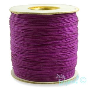 Polyester cord 1mm -Orchid- Qty: 80m - ST1283