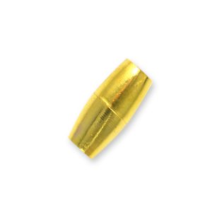 Glue-in magnetic clasp 4mm x 16mm - Qty: 9 sets - FI7922
