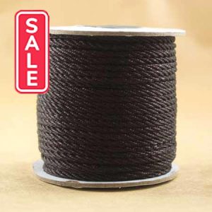 Bolo polyester cord  2mm -Dark Brown - Qty: 25m - ST1301