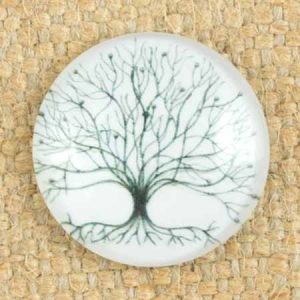 Altered art round glass dome - Qty: 5 pcs. - AA0031