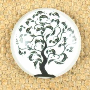 Altered art round glass dome - Qty: 5 pcs. - AA0036