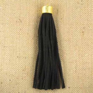 Suedette tassel 12.5cm - Qty: 3 pcs. - FI7998