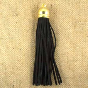 Suedette tassel 12.5cm - Qty: 3 pcs. - FI7970