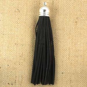 Suedette tassel 12.5cm - Qty: 3 pcs. - FI7963