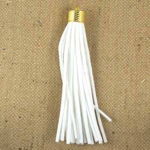 Suedette tassel 12.5cm - Qty: 3 pcs. - FI7999