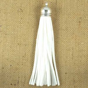 Suedette tassel 12.5cm - Qty: 3 pcs. - FI7964
