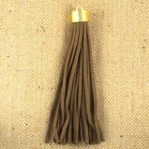 Suedette tassel 12.5cm - Qty: 3 pcs. - FI8000