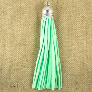 Suedette tassel 12.5cm - Qty: 3 pcs. - FI7967