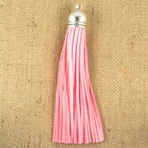 Suedette tassel 12.5cm - Qty: 3 pcs. - FI7966