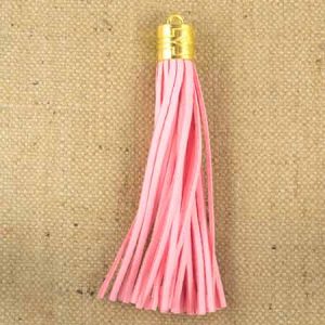 Suedette tassel 12.5cm - Qty: 3 pcs. - FI7987