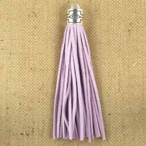 Suedette tassel 12.5cm - Qty: 3 pcs. - FI7983