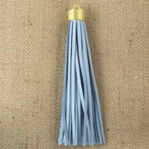 Suedette tassel 12.5cm - Qty: 3 pcs. - FI8003