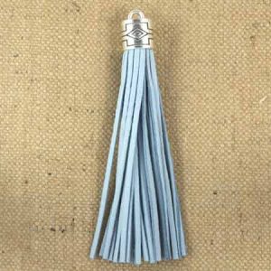 Suedette tassel 12.5cm - Qty: 3 pcs. - FI7982