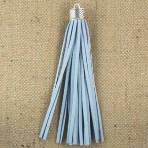 Suedette tassel 12.5cm - Qty: 3 pcs. - FI7996