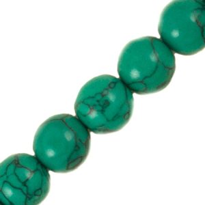 Arizona coloured howlite ball bead 10mm - Qty: 40 pcs. - GE1144