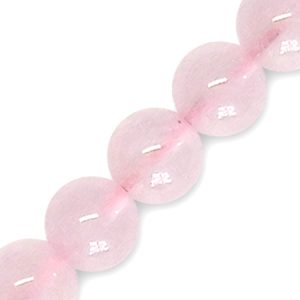 Rose quartz ball bead 10mm - Qty: 36 pcs. - GE0585