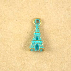 Patina Eiffel tower charm - Qty: 12 pcs. - LF2719