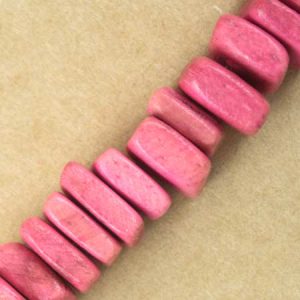 Wooden bead  -Rose Pink- Qty: 160 pcs. - WB9213