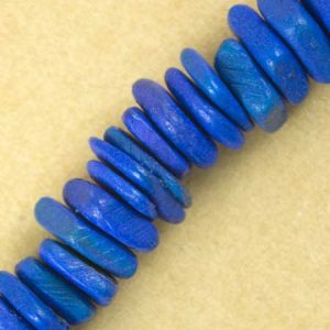 Wooden bead  -Electric Blue- Qty: 160 pcs. - WB9210