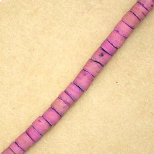 Wooden bead 3mm x 3mm  -Purple- Qty: 180 pcs. - WB9236