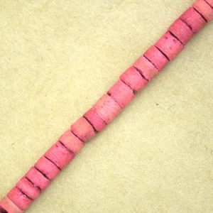 Wooden bead 3mm x 3mm  -Rose Pink- Qty: 180 pcs. - WB9233
