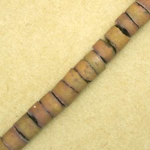 Wooden bead 5mm x 3mm  -Brown/Khaki- Qty: 170 pcs. - WB9227