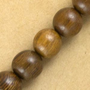 Robles natural wooden ball bead 10mm - Qty: 43 pcs. - WB9105