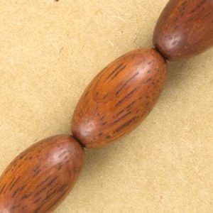 Bayong natural wooden bead - Qty: 21 pcs. - WB9055