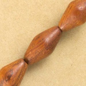 Bayong natural wooden bead - Qty: 21 pcs. - WB9056
