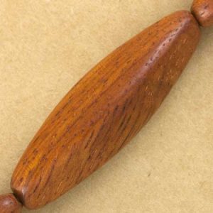 Bayong natural wooden bead - Qty: 10 pcs. - WB9054