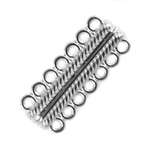 7 strand magnetic clasp - Qty: 4 sets - LF2544