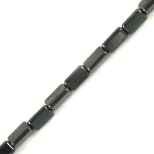 Haematite triangle prism bead 3mm x 5mm - Qty: 82 pcs. - HT0090