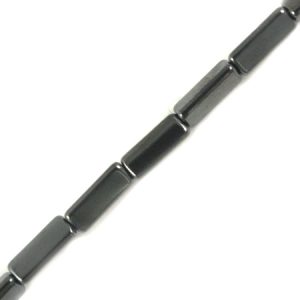 Haematite triangle prism bead 3mm x 8mm - Qty: 56 pcs. HT0088
